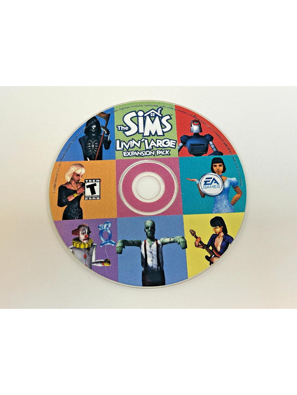 The Sims Livin' Large Expansion Pack PC CD Disc Only EA Maxis